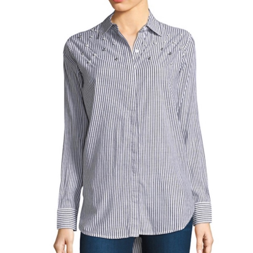 Rails Taylor Stripe Pearl Shirt